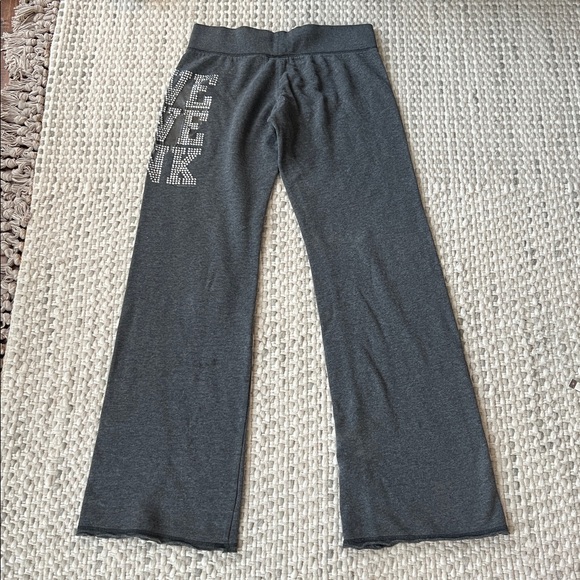 Vintage Y2K Victoria’s Secret Gray Sequin Rhinestones Yoga Leggings XS - Picture 5 of 7